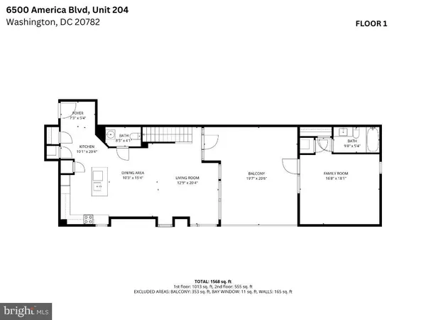 $3,550 | 6500 America Boulevard, Unit 204, Hyattsville, MD 20782