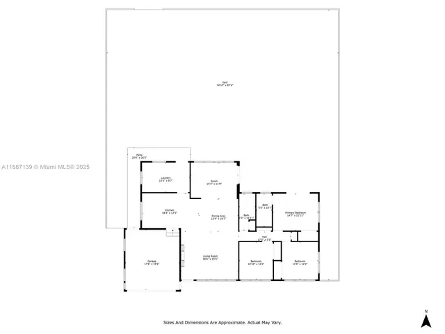 a view of a lake with a house in the background