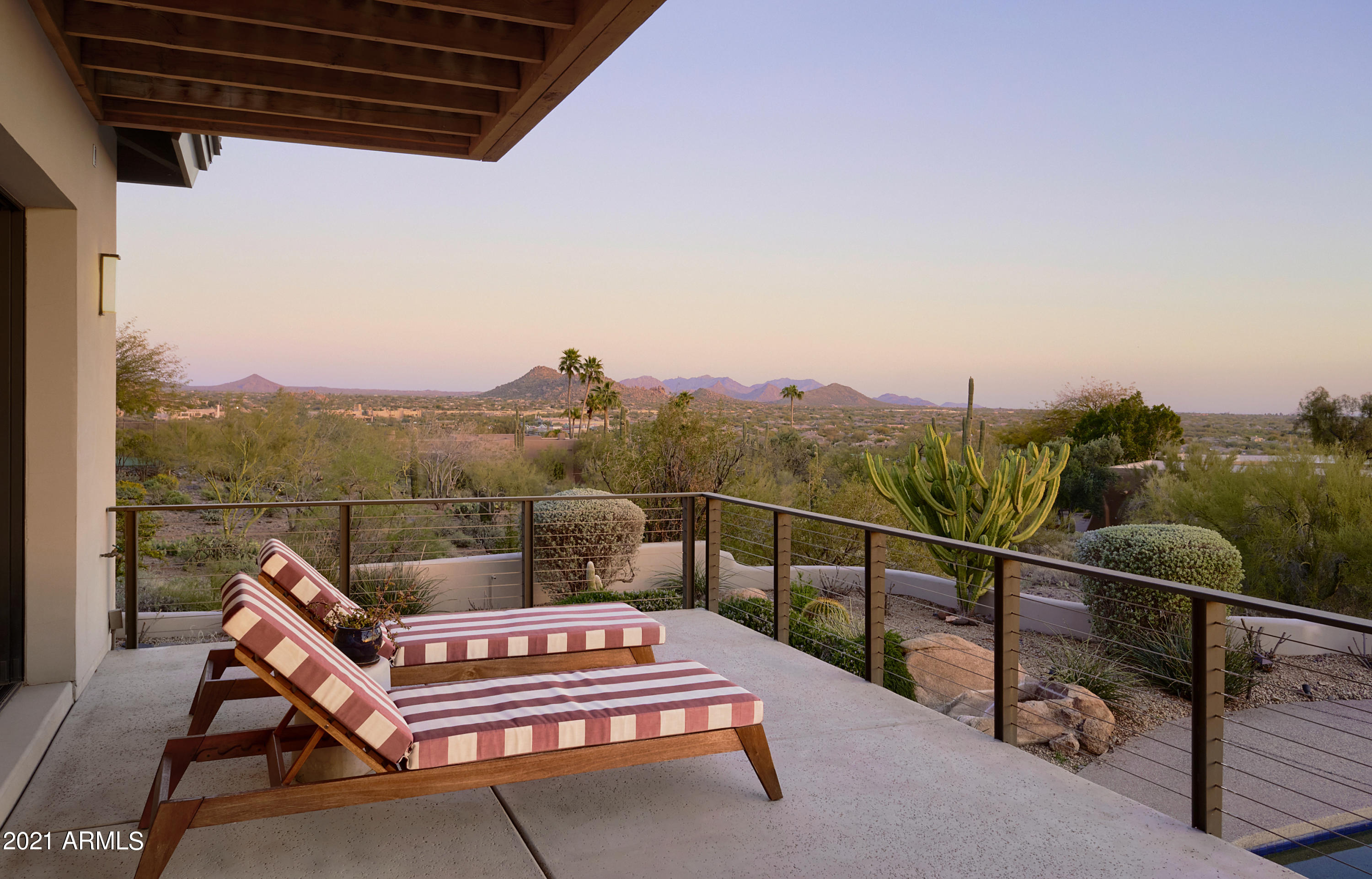 6623 East El Sendero Road Carefree, AZ 85377 - Photo 20 of 52 Master Patio Views