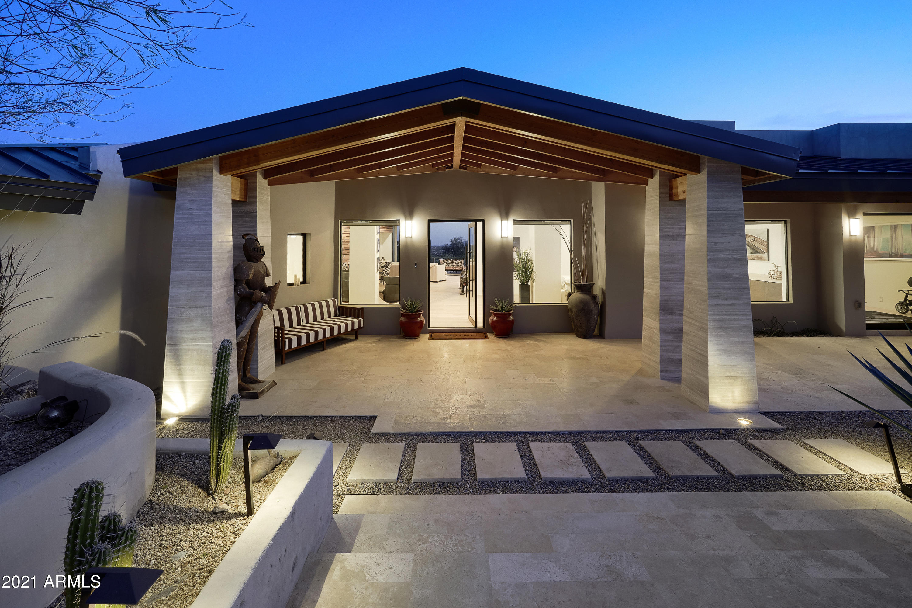 6623 East El Sendero Road Carefree, AZ 85377 - Photo 5 of 52 Front Entry