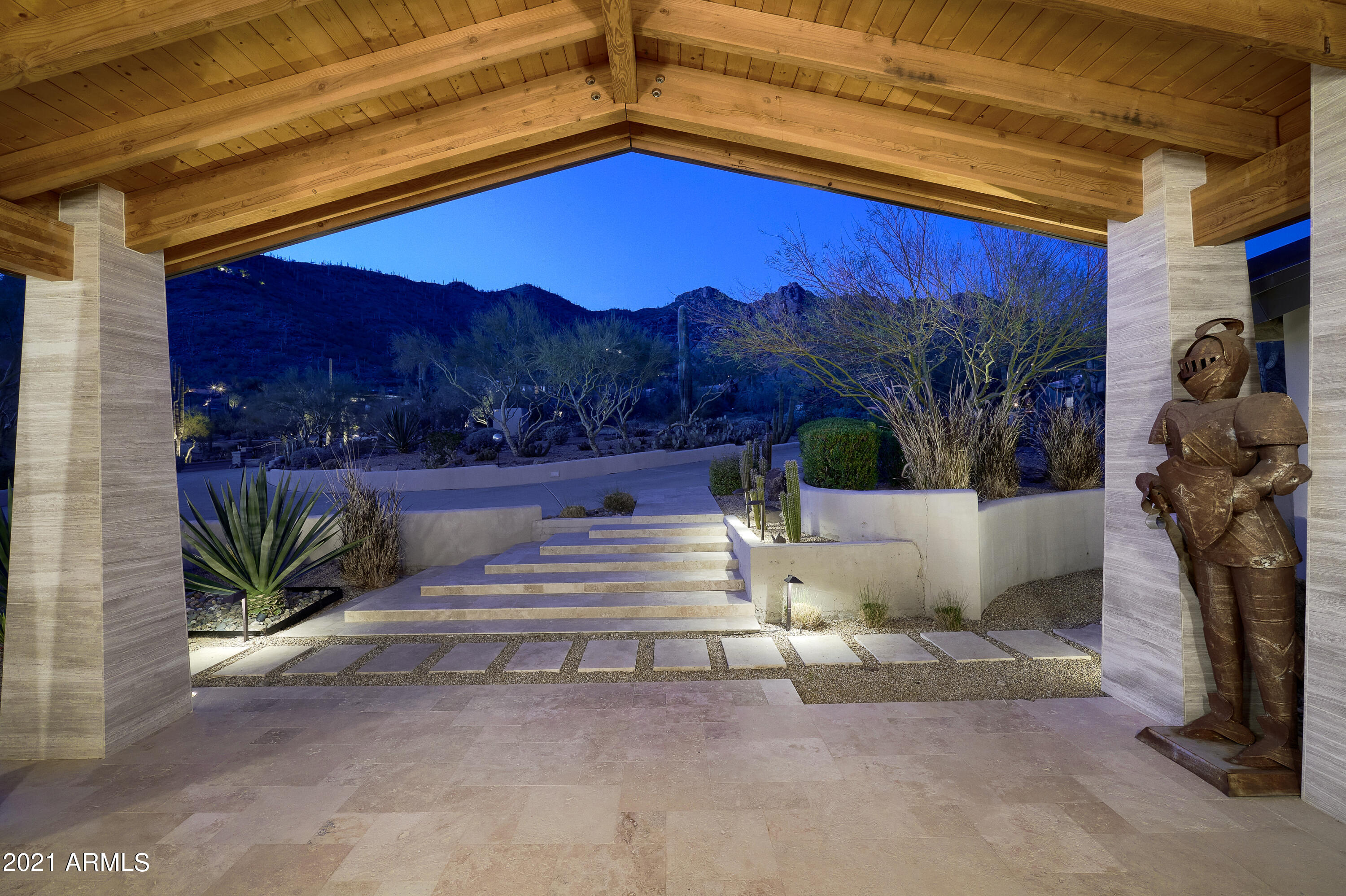 6623 East El Sendero Road Carefree, AZ 85377 - Photo 7 of 52 Front Entry Views