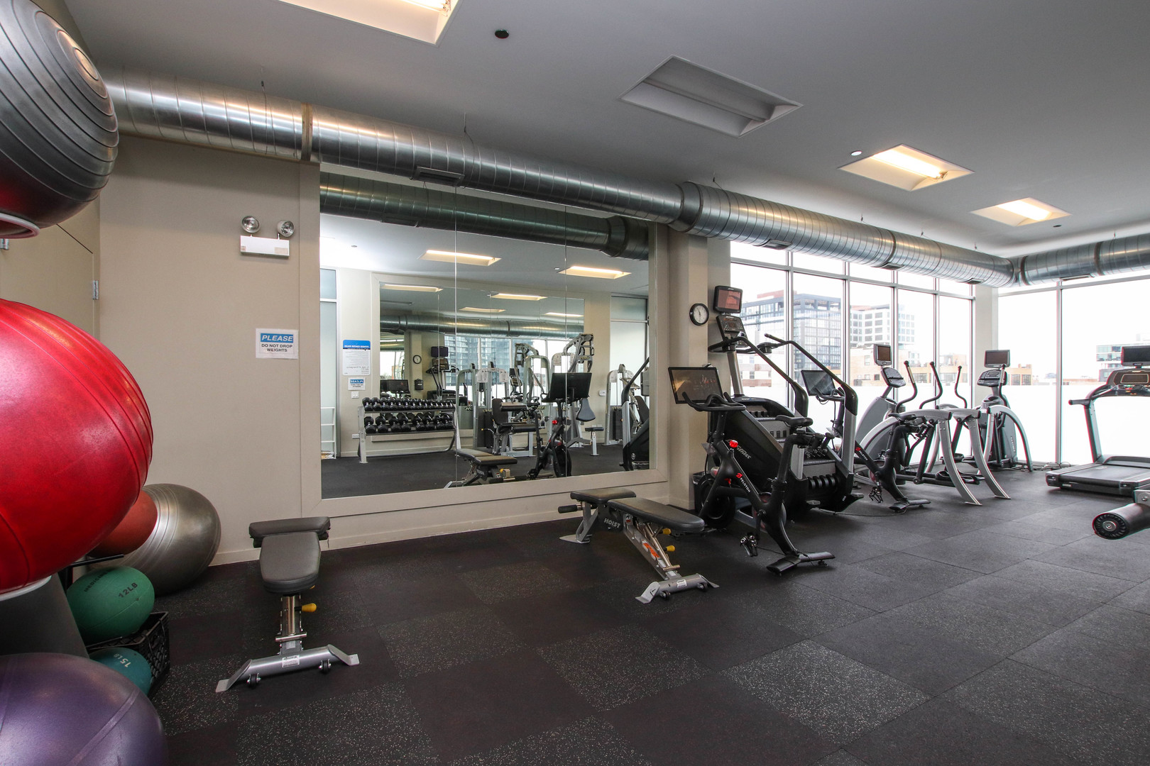 1313 West Randolph Street, Unit 203 Chicago, IL 60607 - Photo 15 of 18 a view of a room with gym equipment