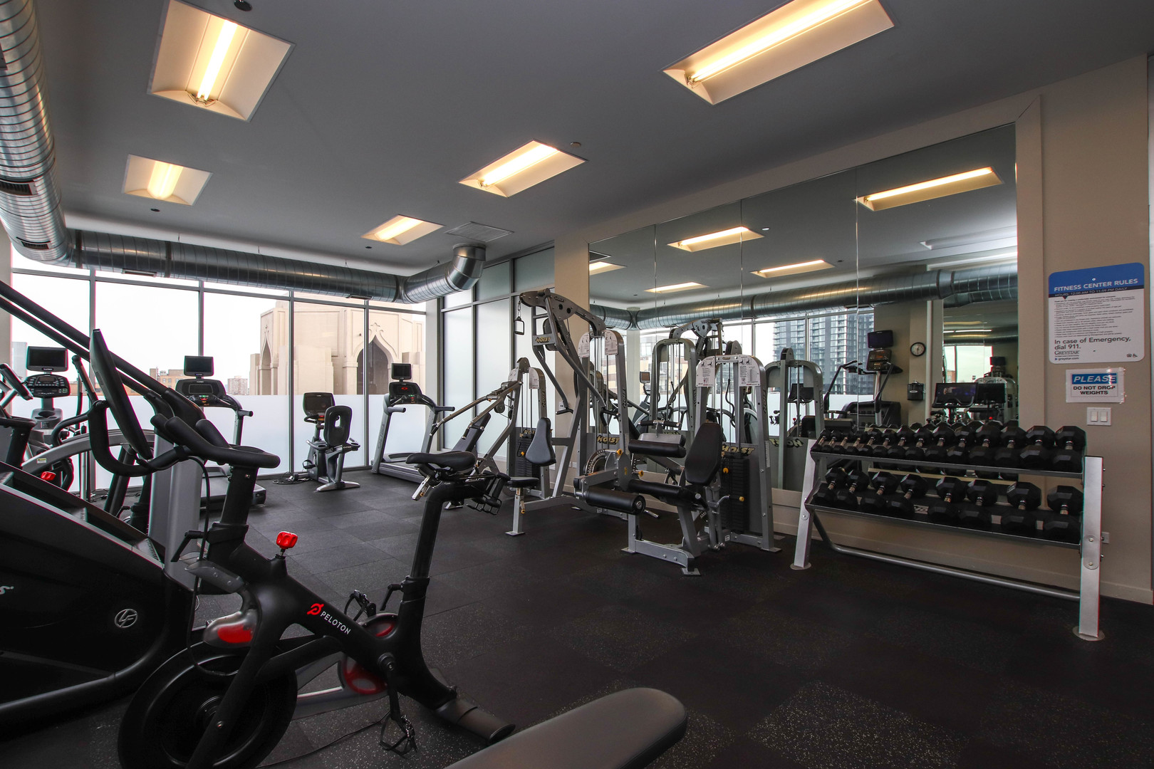 1313 West Randolph Street, Unit 203 Chicago, IL 60607 - Photo 16 of 18 a view of a room with gym equipment