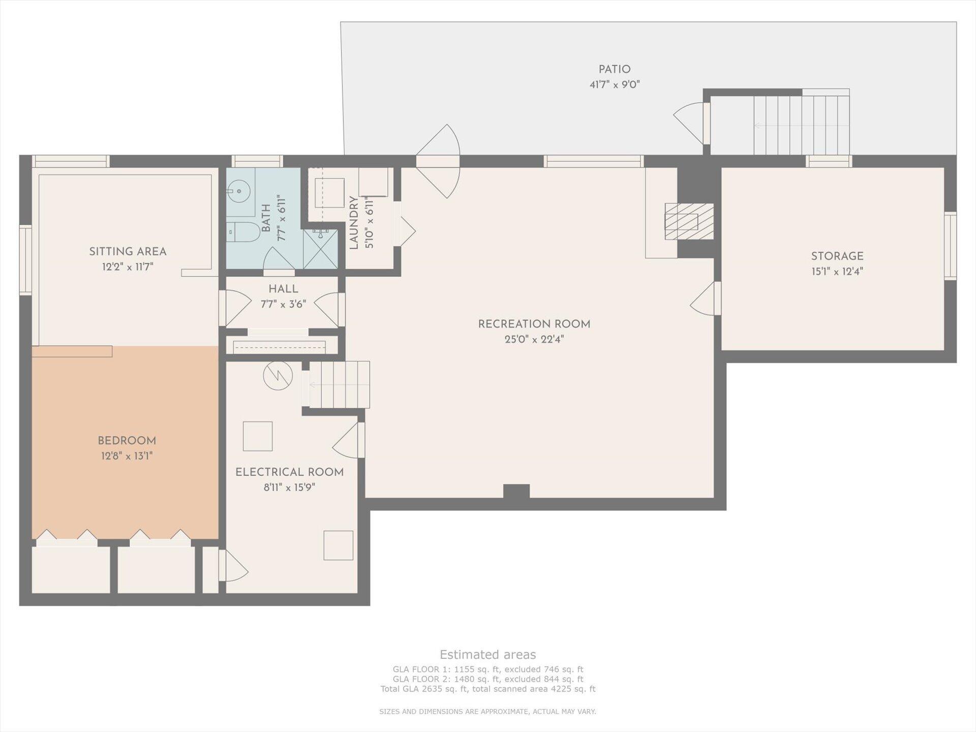 5519 Highfields Road Roanoke, VA 24018 - Photo 40 of 45 Lower Level Plan_5519_Highfields