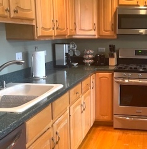 10 Moorings Drive Palos Heights, IL 60463 - Photo 6 of 19 a kitchen with granite countertop a sink and a stove