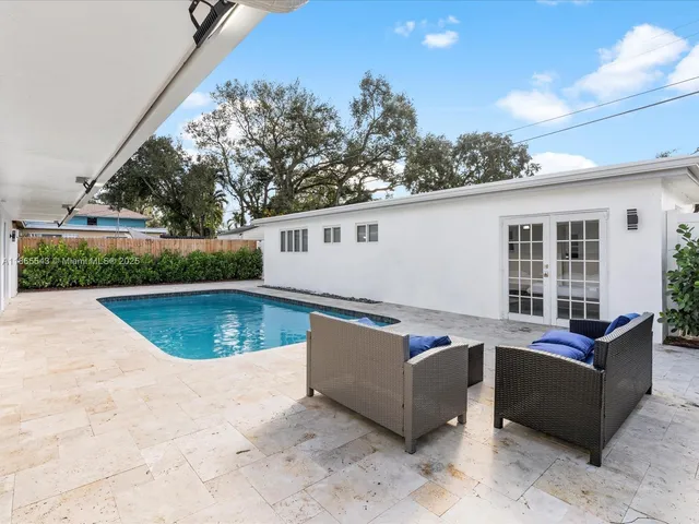 a view of a house with pool