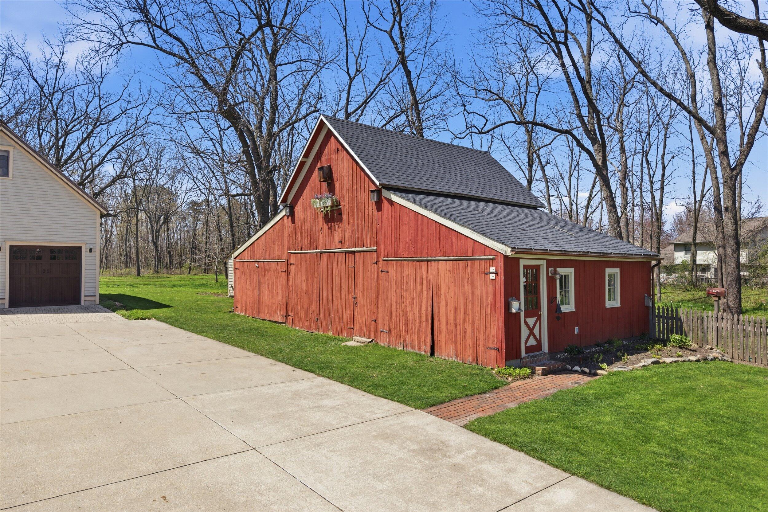 S84W17698 Woods Road Muskego, WI 53150 - Photo 39 of 50 Barn w/Electricity & Concrete Floors