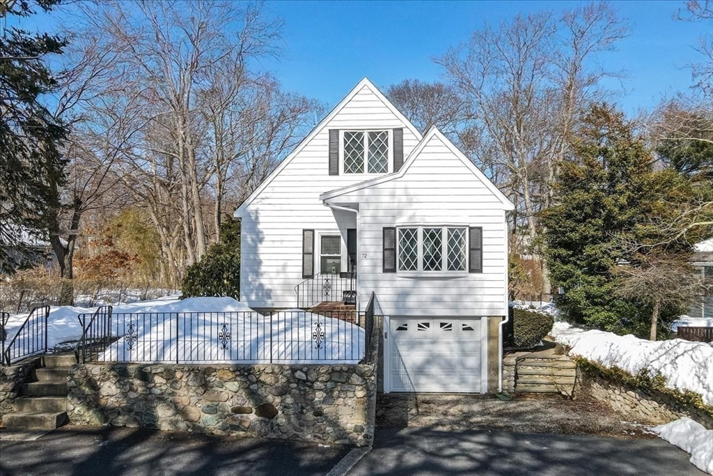 72 Crane Street Dedham, MA 02026 - Photo 1 of 42 a front view of a house with a yard