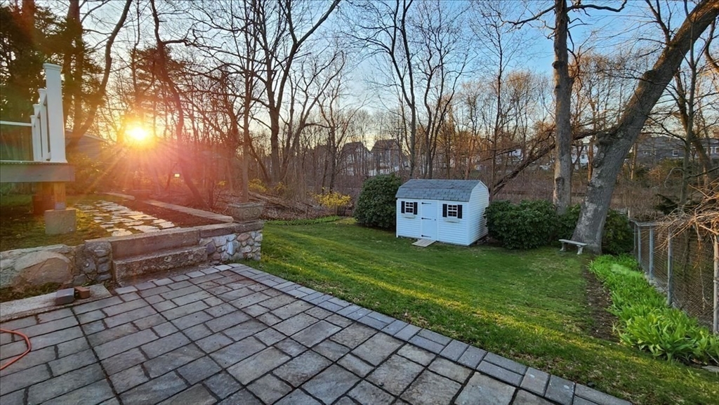 72 Crane Street Dedham, MA 02026 - Photo 34 of 42 a view of a back yard