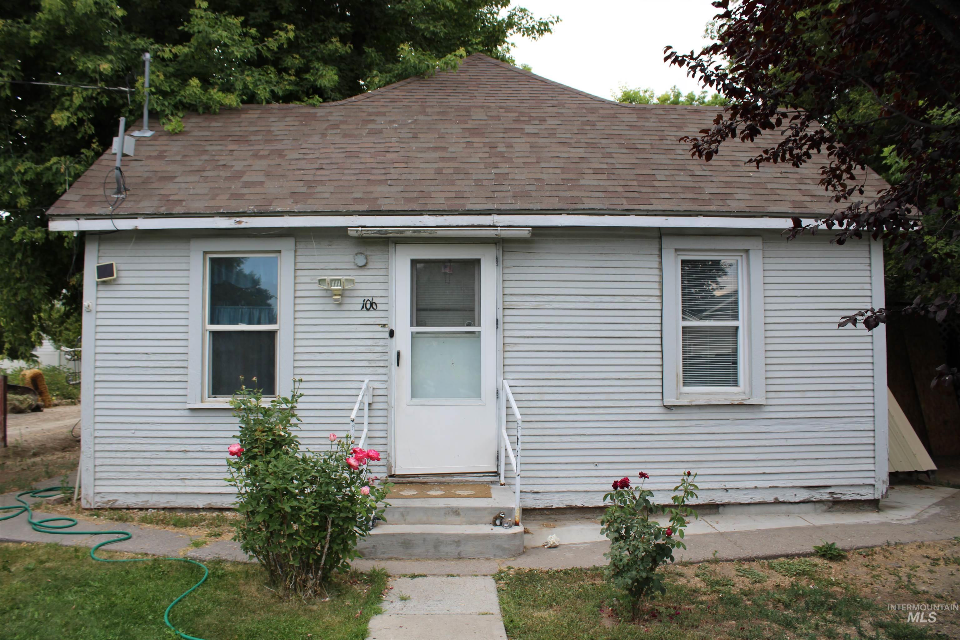 106 3rd Street West Declo, ID 83323 - Photo 2 of 23 View of front of property with roof with shingles and entry steps