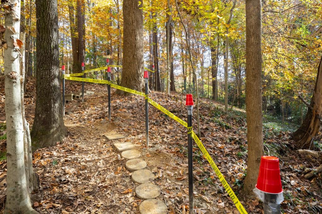 2924 Lavista Road Decatur, GA 30033 - Photo 15 of 34 a bench is sitting in middle of forest