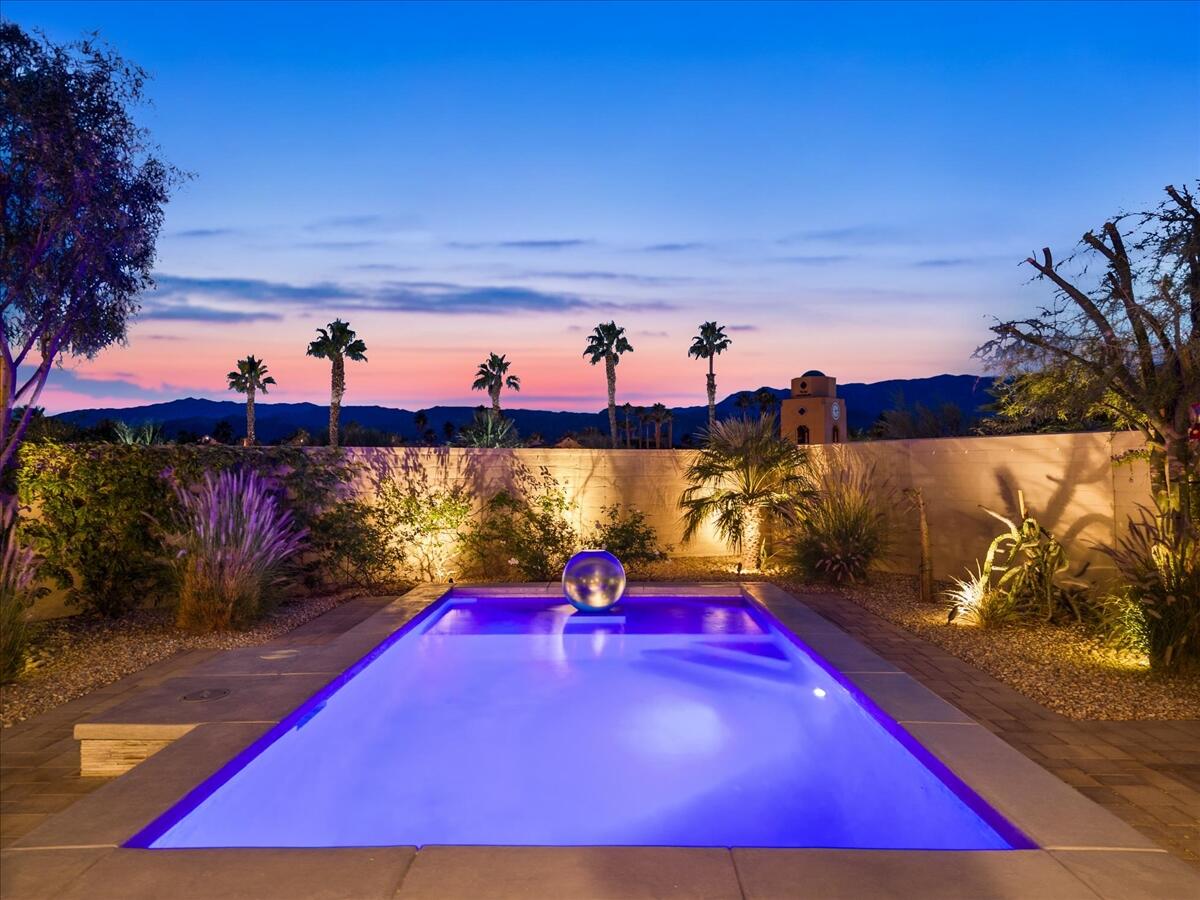 19 Syrah Rancho Mirage, CA 92270 - Photo 3 of 71 a view of a swimming pool with an outdoor seating