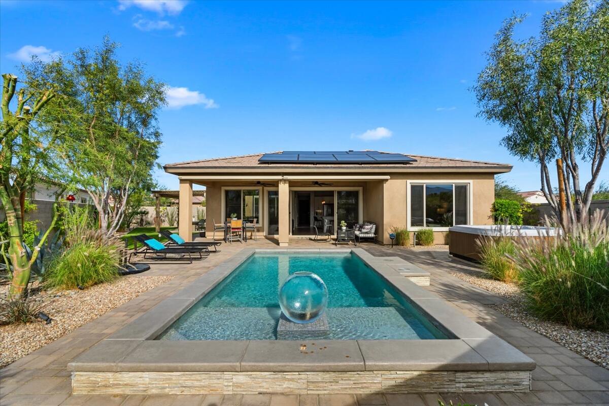 19 Syrah Rancho Mirage, CA 92270 - Photo 44 of 71 swimming pool view with outdoor seating