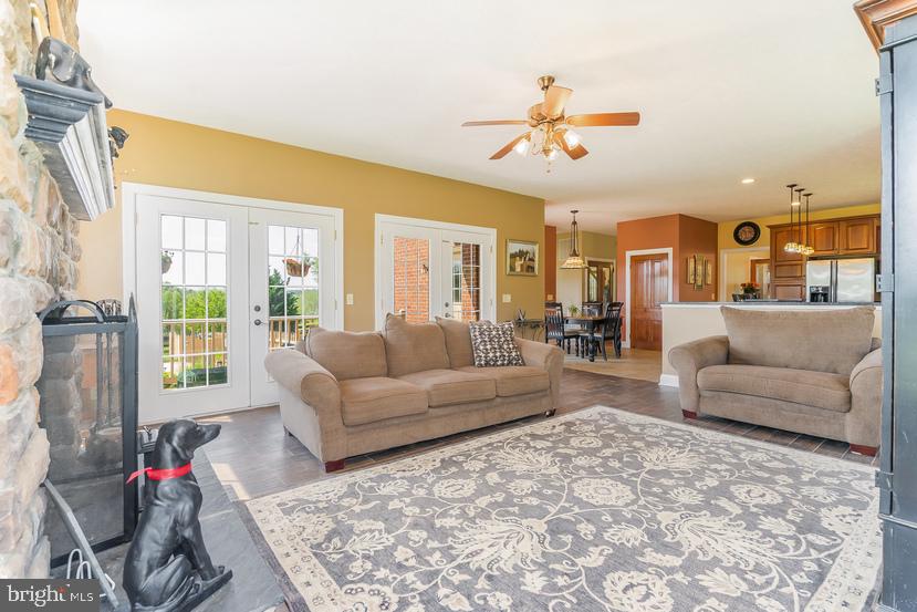 132 Ridge Road Timberville, VA 22853 - Photo 22 of 71 a living room with furniture and a large window