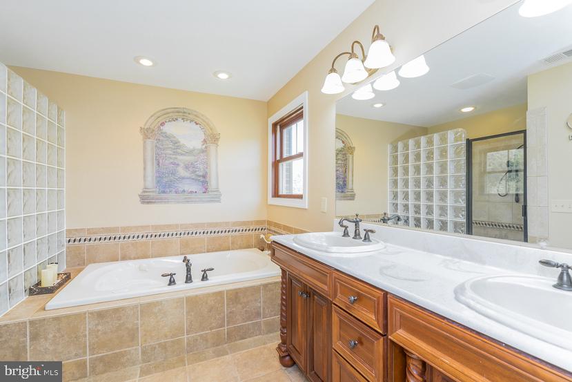 132 Ridge Road Timberville, VA 22853 - Photo 29 of 71 a bathroom with a tub sink and mirror
