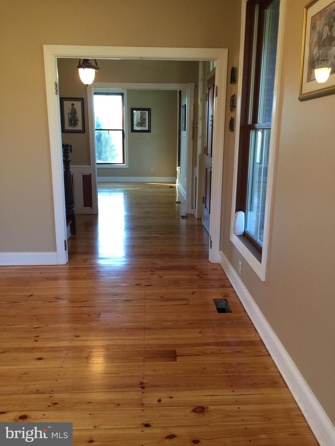132 Ridge Road Timberville, VA 22853 - Photo 39 of 71 a view of a hallway view with wooden floor and staircase