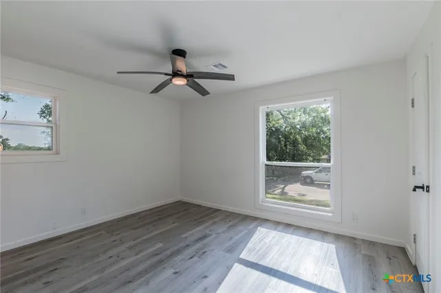 wooden floor in an empty room