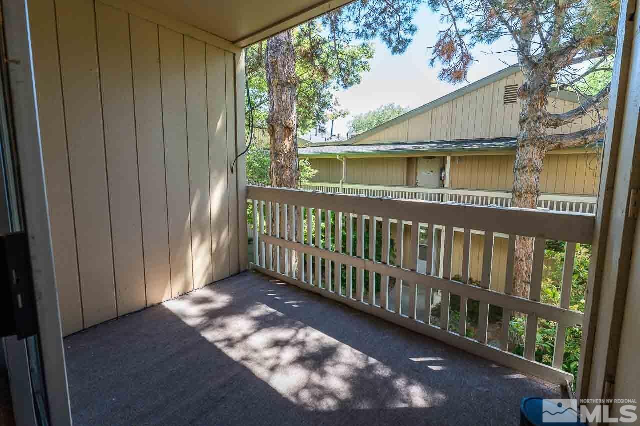 2300 Dickerson Road, Unit 36 Reno, NV 89503 - Photo 5 of 25 a view of a small yard from a balcony