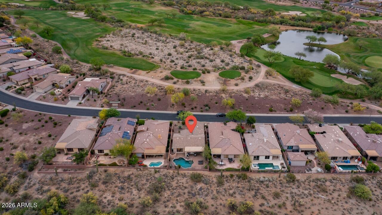 41902 North Crooked Stick Road Anthem, AZ 85086 - Photo 39 of 41 an aerial view of a houses with outdoor space