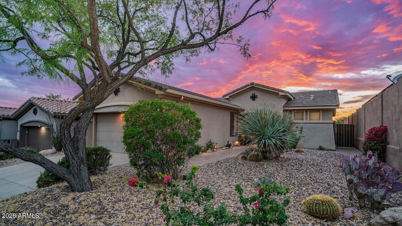 41902 North Crooked Stick Road Anthem, AZ 85086 - Photo 4 of 41 a house with a flower garden in front of it