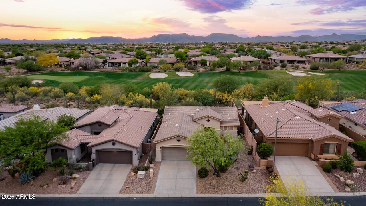 41902 North Crooked Stick Road Anthem, AZ 85086 - Photo 41 of 41 an aerial view of a house with a garden