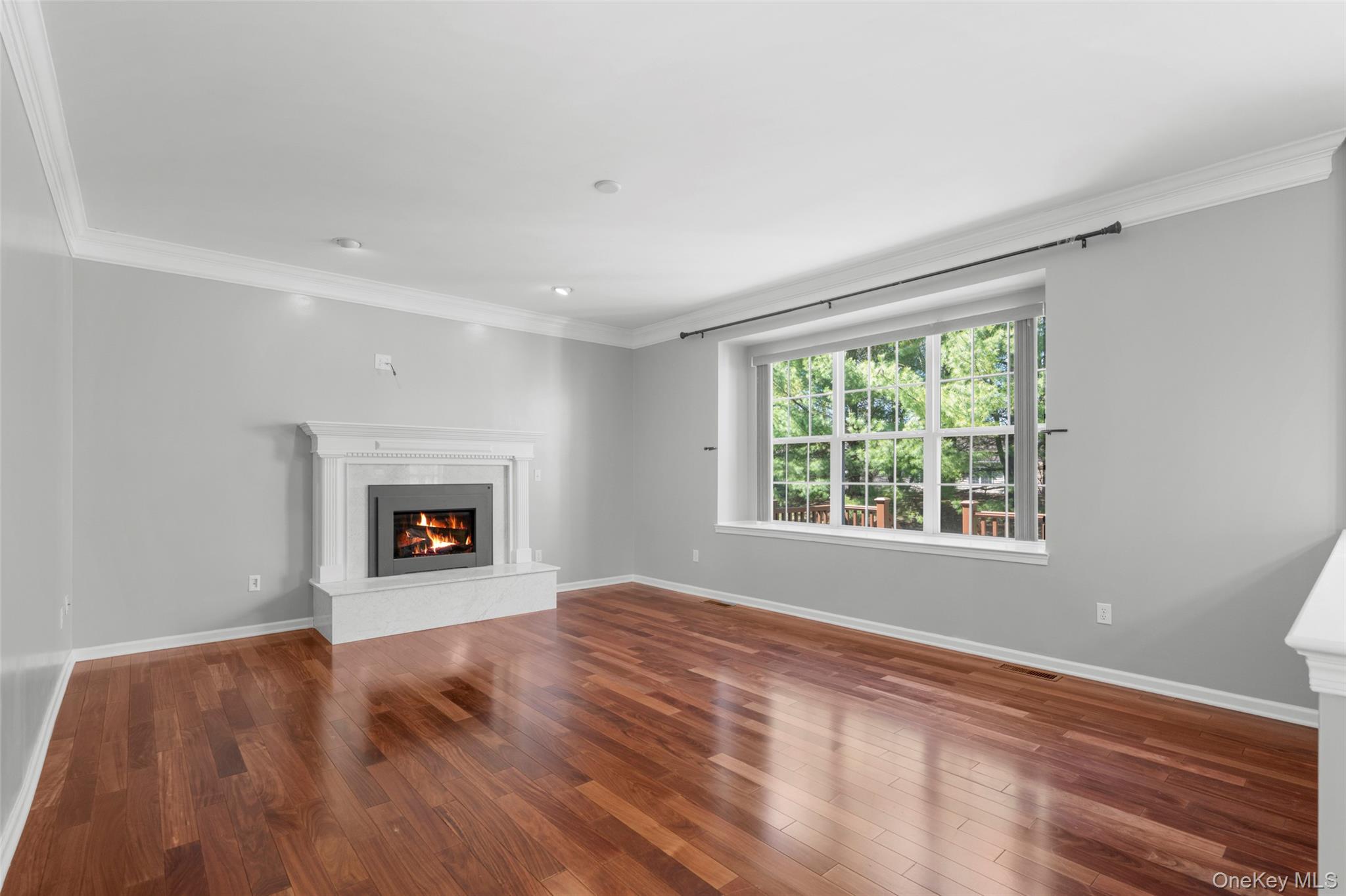 411 Vassar Place Fishkill, NY 12524 - Photo 13 of 39 a view of an empty room with a window and fire place