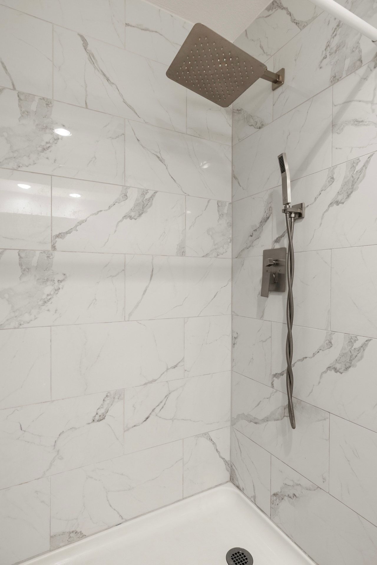 830 Banister Lane Austin, TX 78704 - Photo 14 of 38 Updated full tile surround walk-in shower upstairs