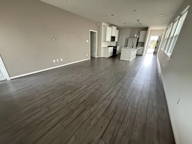 wooden floor in an empty room