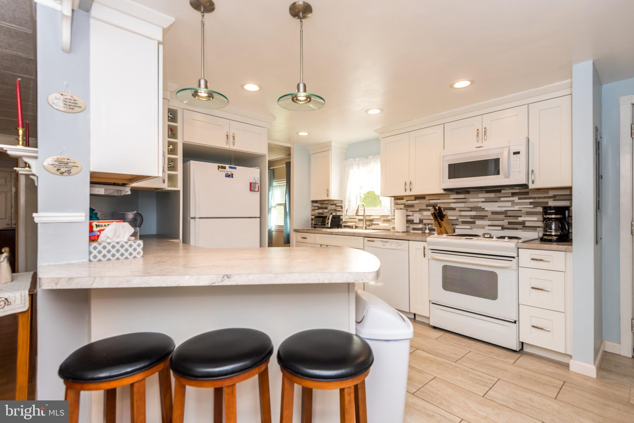 3602 Church Road Perkiomenville, PA 18074 - Photo 7 of 26 Kitchen w/ Island For Stools