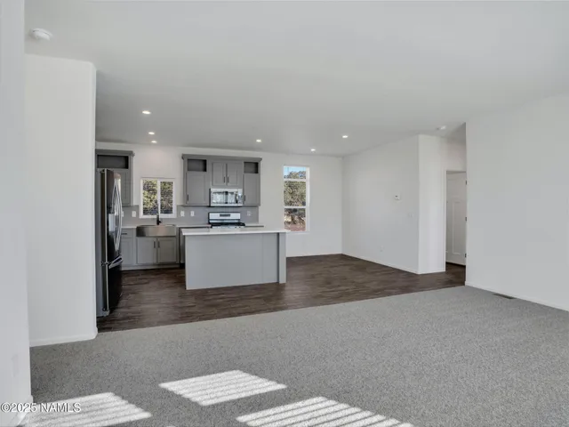 a house view with a backyard space