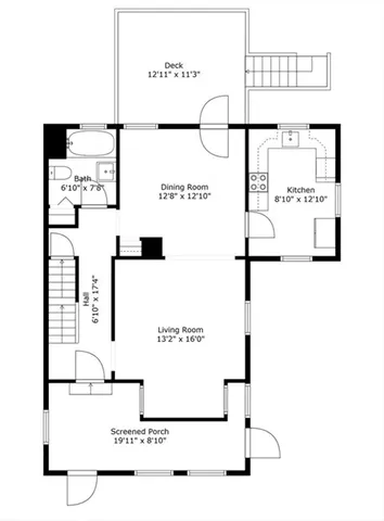 a picture of a floor plan