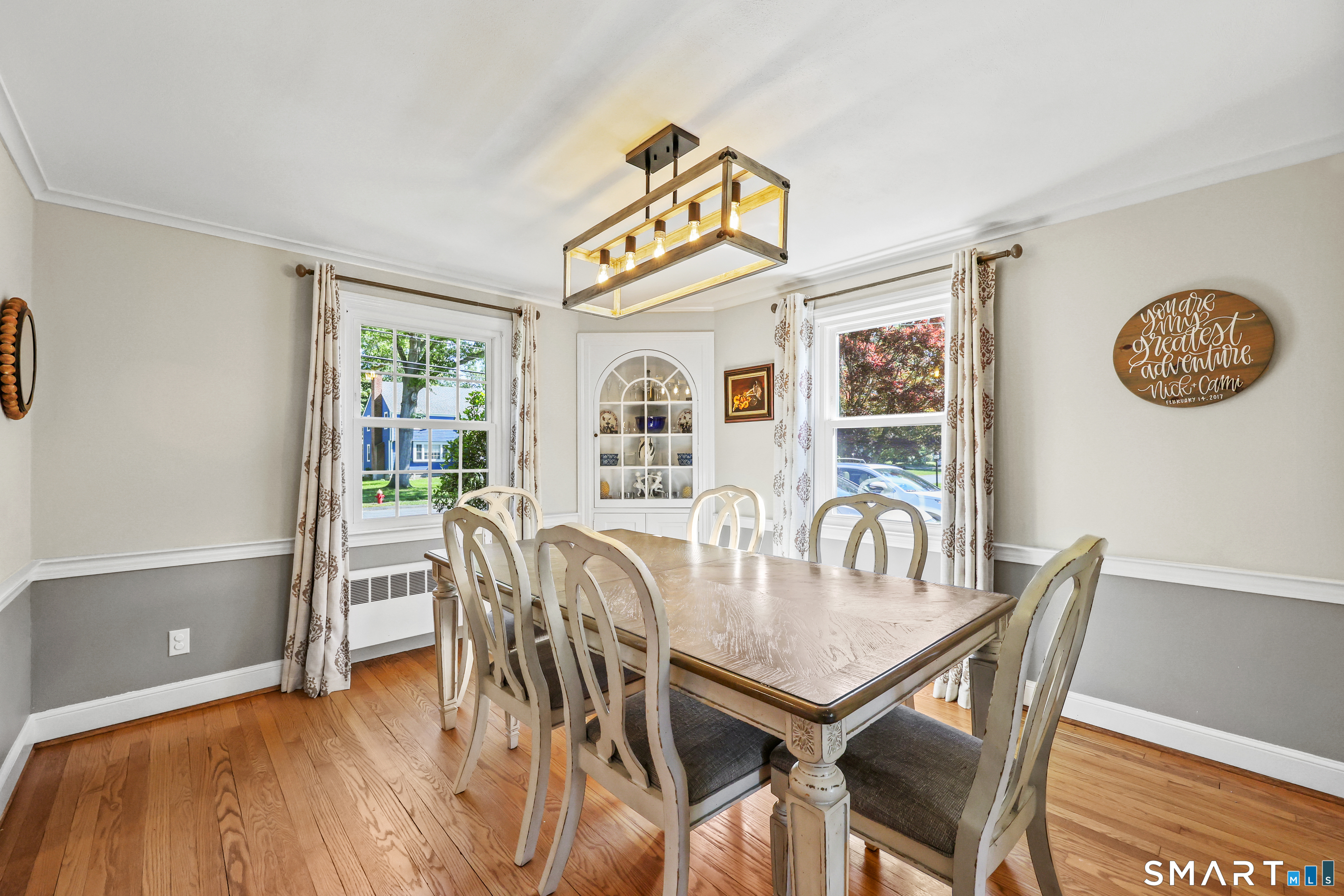 73 Longlane Road West Hartford, CT 06117 - Photo 5 of 30 Bright Dining Room with Built-In Cabinet