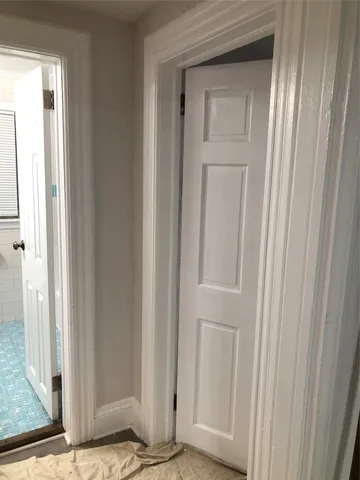 a view of front door