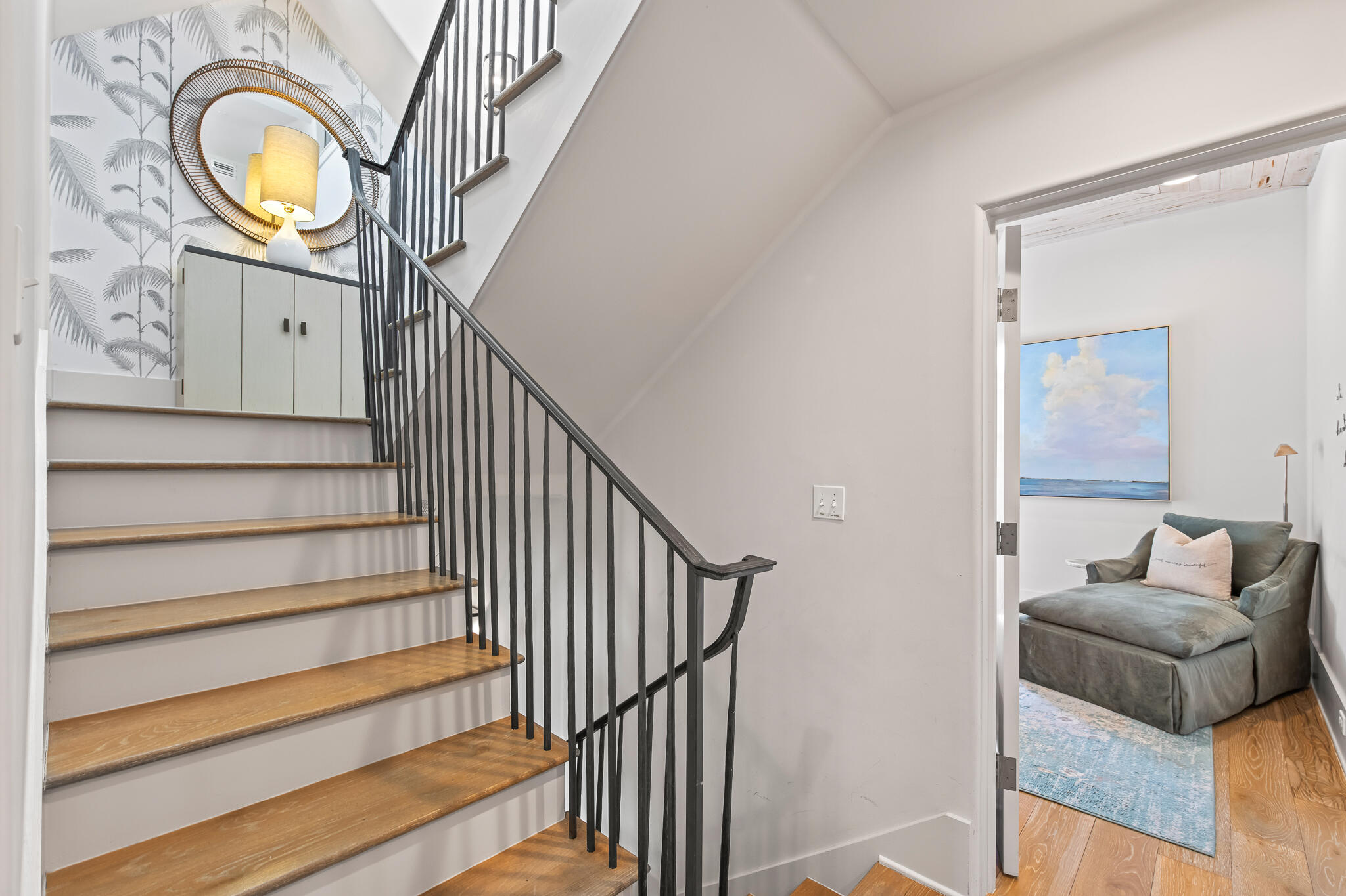 188 Round Road Inlet Beach, FL 32461 - Photo 57 of 98 a view of entryway and hall with wooden floor