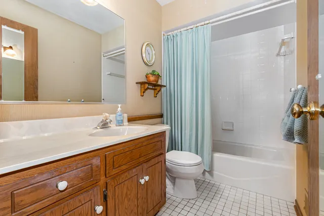 a bathroom with a sink a toilet and a bathtub