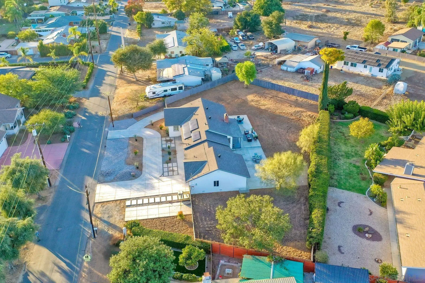 730 Montview Drive Escondido, CA 92025 - Photo 41 of 47 an aerial view of residential houses with outdoor space