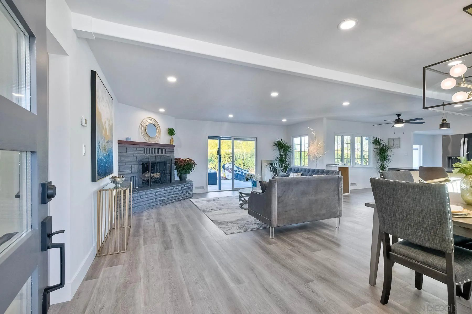 730 Montview Drive Escondido, CA 92025 - Photo 10 of 47 a living room with furniture and a fireplace