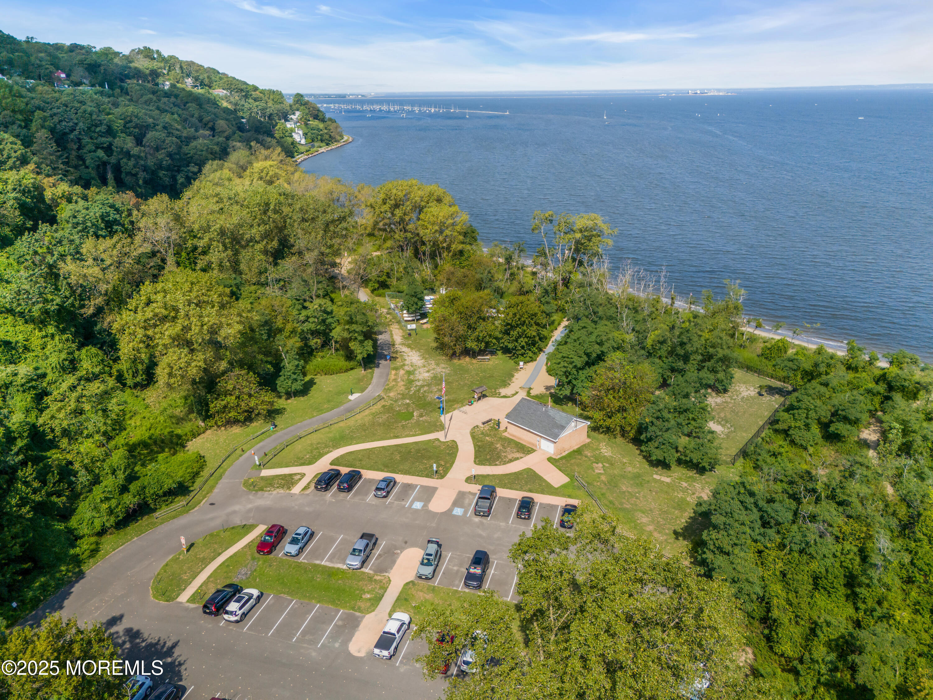 12 Locust Street Highlands, NJ 07732 - Photo 45 of 47 an aerial view of a house with outdoor space