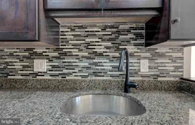 a close view of sink and tap