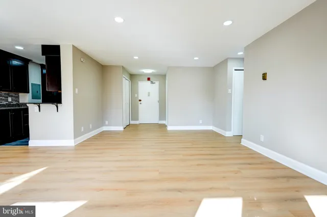 a view of empty room