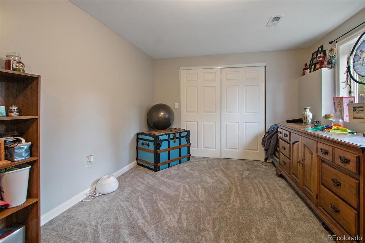 191 Renaud Road Bailey, CO 80421 - Photo 23 of 28 a bedroom with furniture and a window