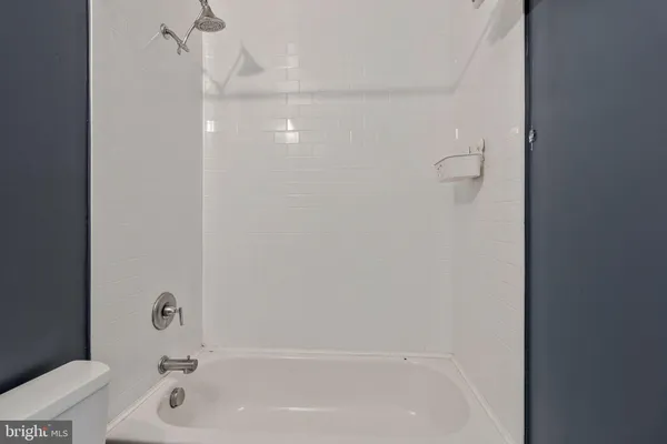 a bathroom with a tub