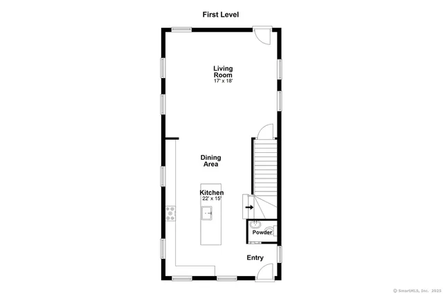 a picture of a bench in front of a wall