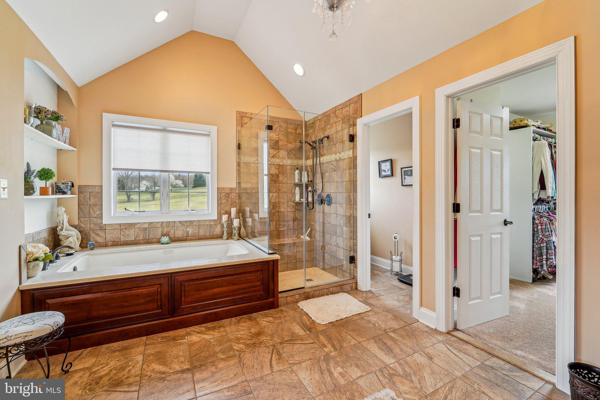 13936 Rover Mill Road West Friendship, MD 21794 - Photo 23 of 73 a spacious bathroom with a large tub shower and sink