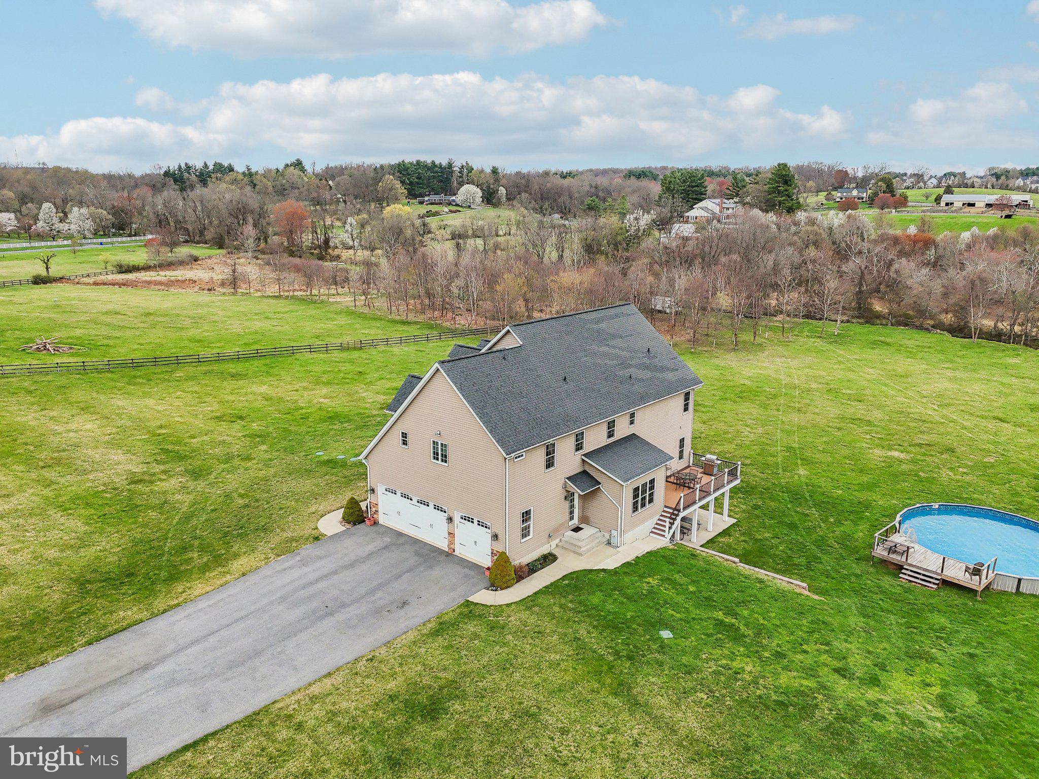 13936 Rover Mill Road West Friendship, MD 21794 - Photo 64 of 73 an aerial view of a house with big yard