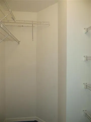 a close view of closet