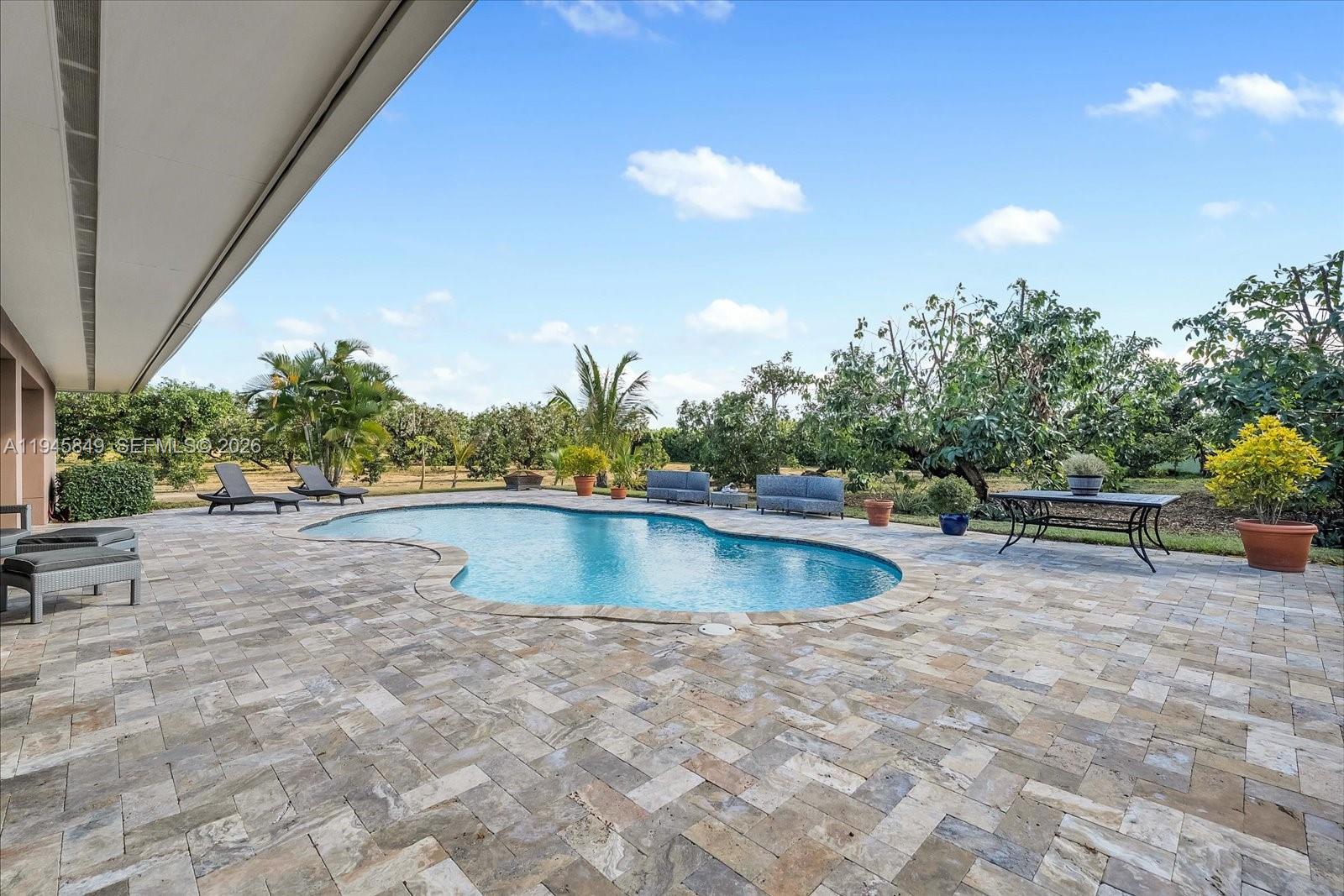 15150 Southwest 240th Street Homestead, FL 33032 - Photo 31 of 38 a view of outdoor space and swimming pool