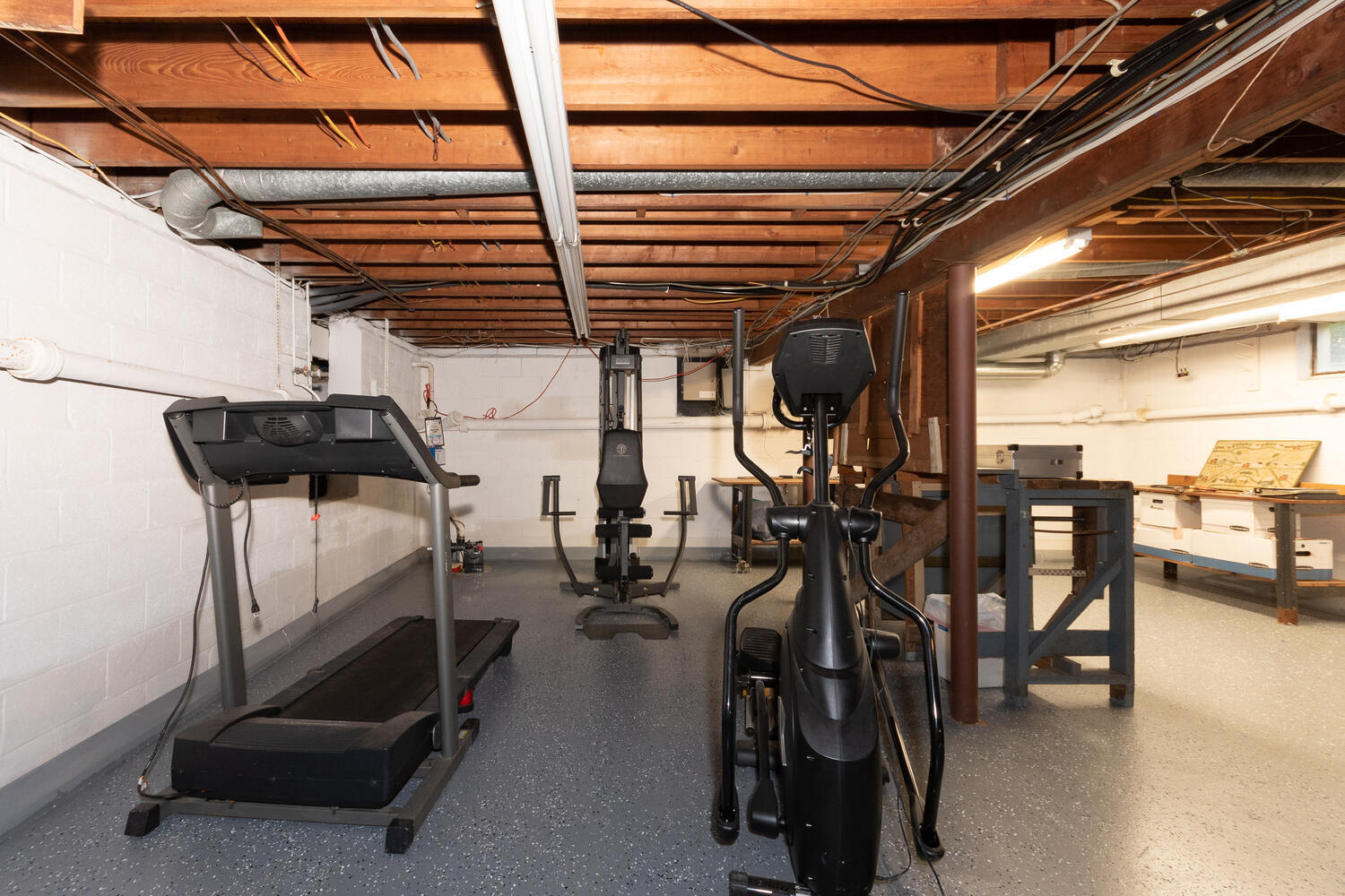 297 Brookside Road Darien, CT 06820 - Photo 47 of 63 a view of a room with gym equipment
