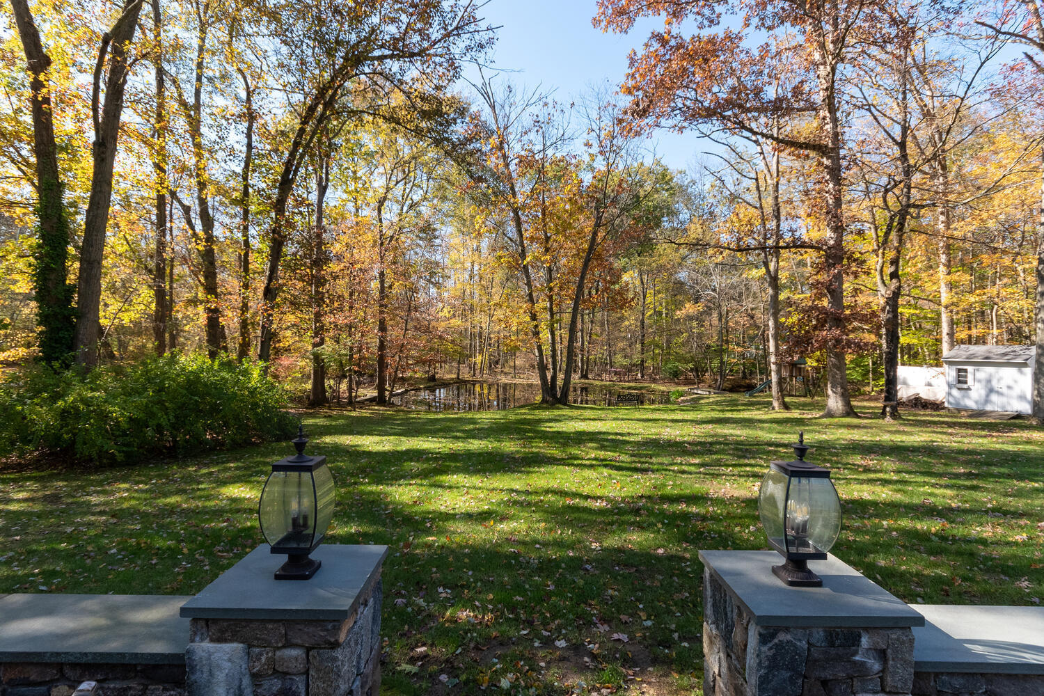 297 Brookside Road Darien, CT 06820 - Photo 51 of 63 a view of a park with large trees