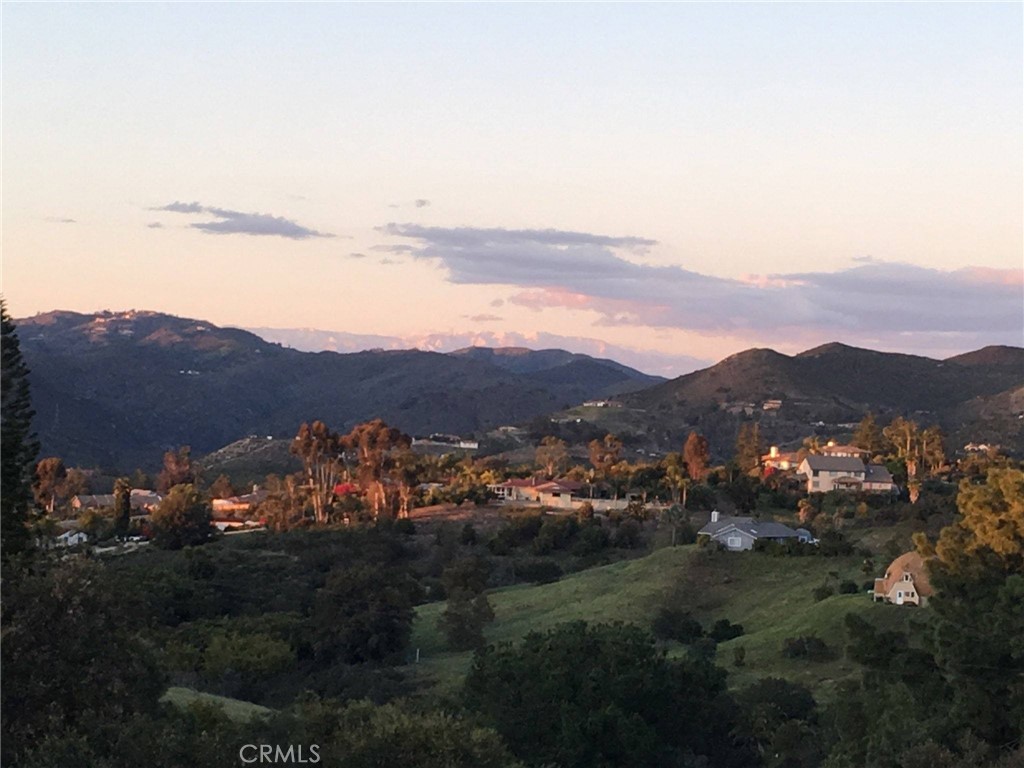 a view of city and mountain